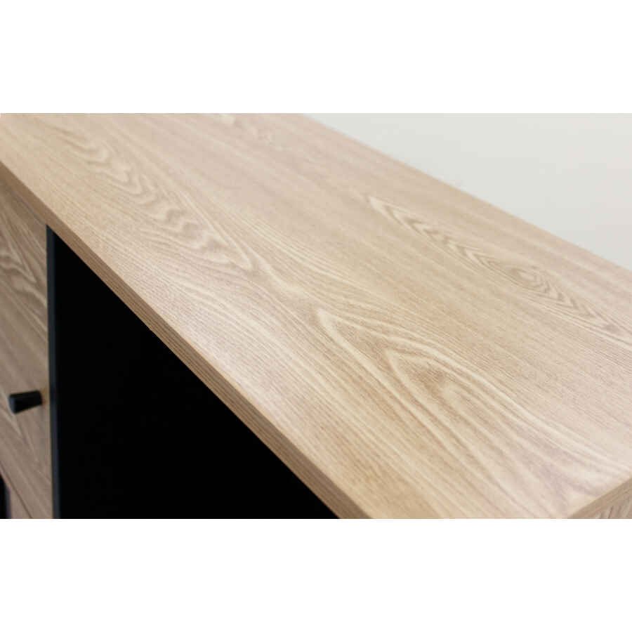 Credenza Moderna con 6 vani in Truciolare cm 100×39,5×135 – QUANAH