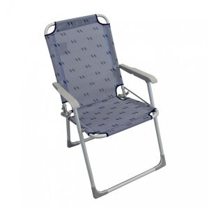 Poltrona da spiaggia e campeggio Pieghevole in Alluminio,Textilene cm 52x55x89 – COTY