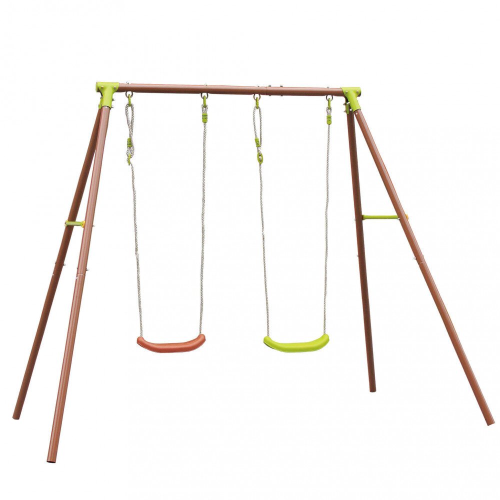 Altalena per bambini 2 posti in Acciaio cm 153x217x195 – MASHA
