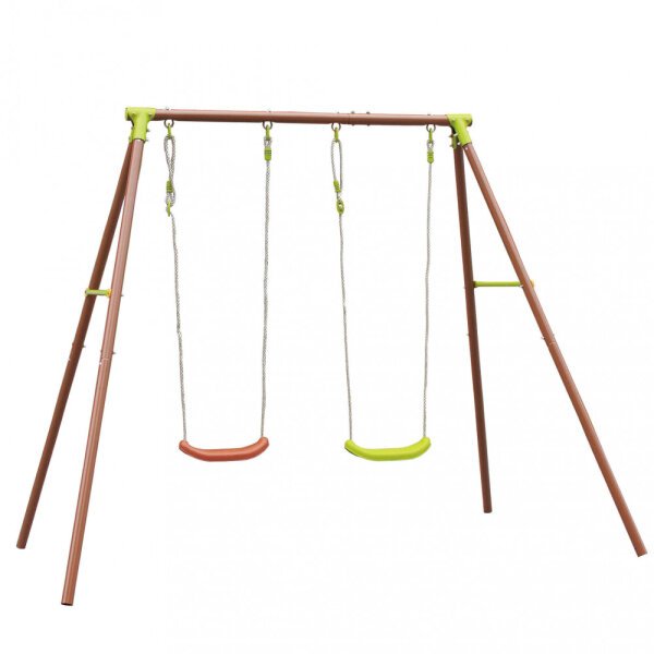 Altalena per bambini 2 posti in Acciaio cm 153x217x195 – MASHA