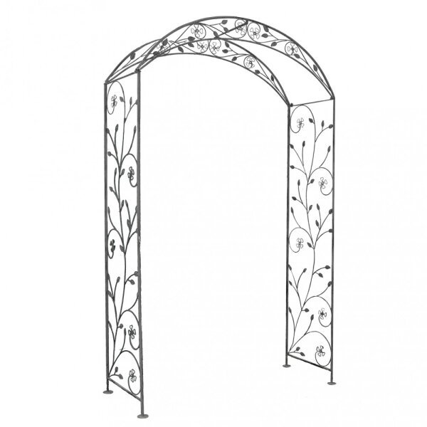 Arco decorativo bianco ossidato in Acciaio cm 135×47,5×230 – NARDI