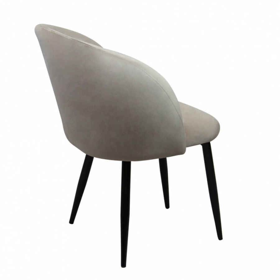 Poltrona per Sala da Pranzo in Velluto,Metallo cm 50x46x83 – TIGER