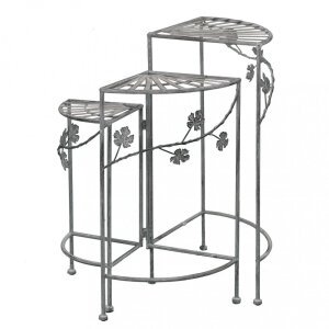 Eatagere bianco ossidato in Acciaio cm 46x32x57 – NARDI