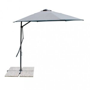 Ombrellone da Giardino decentrato 2×3 in acciaio,poliestere – MUSON