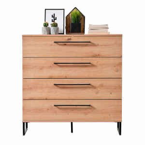 cassettiera moderna 4 cassetti cm 91,5 x 42 x 92,5 h – ZENWOOD