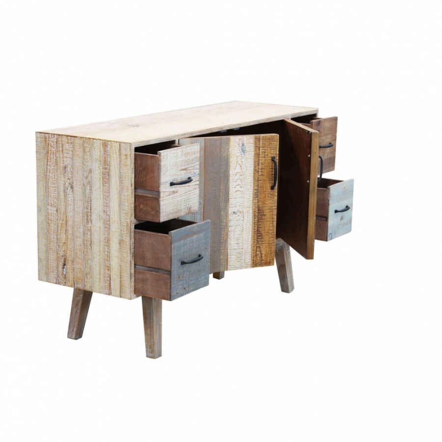 Credenza colorato in Legno cm 131x40x77 – FREDDY