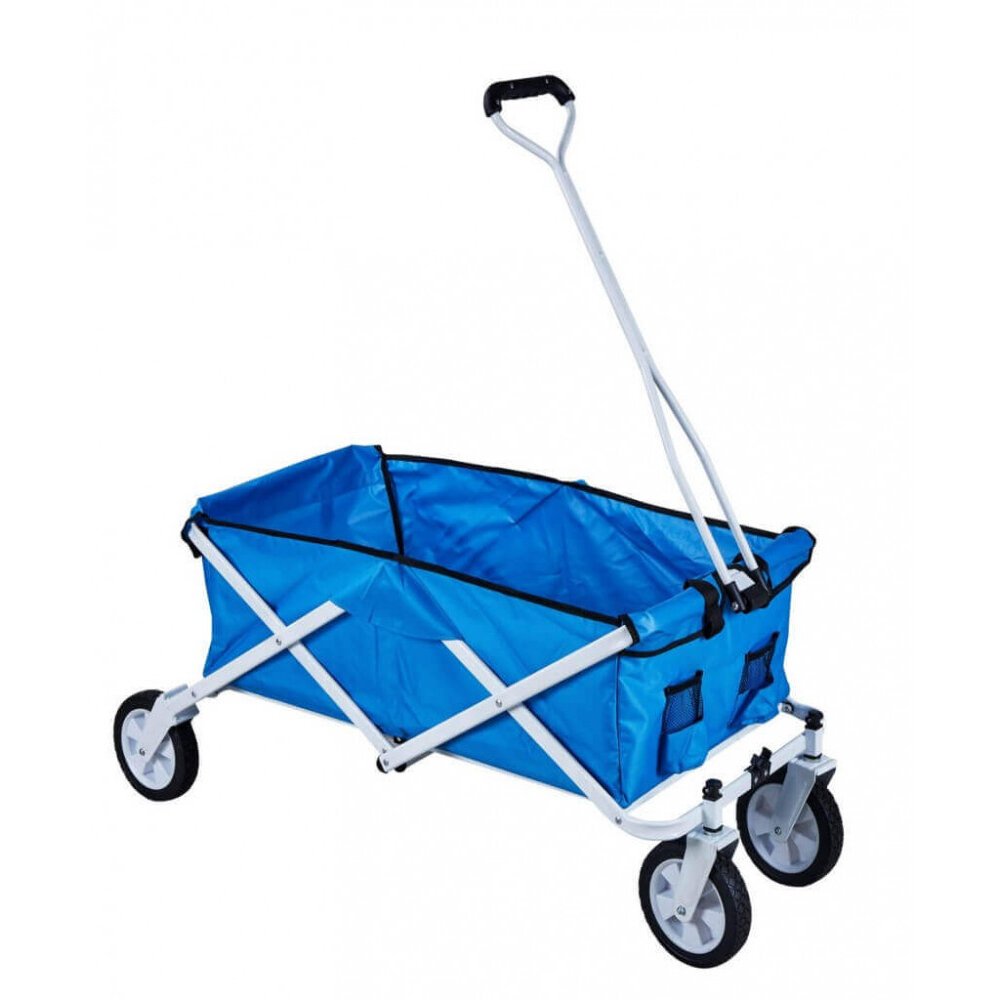 Carrello da spiaggia e campeggio Pieghevole in Acciaio,Oxford cm 117x50x52 – SALE