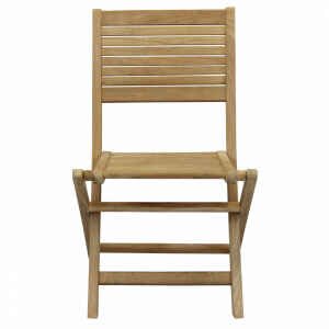 Sedia da Giardino Pieghevole in Legno,Teak cm 42x51x85 – THOR