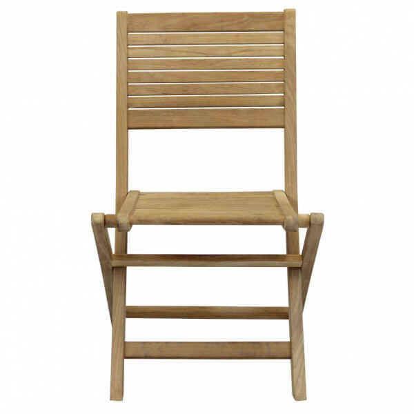 Sedia da Giardino Pieghevole in Legno,Teak cm 42x51x85 – THOR