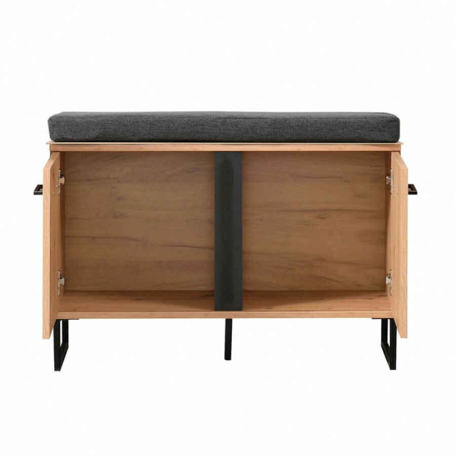 armadietto per ingresso con cuscino cm 84,5 x 35 x 54,5 h – ZENWOOD