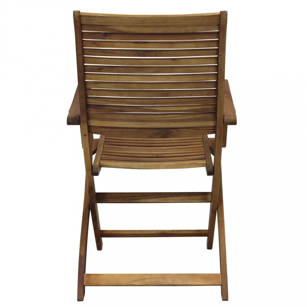 Poltrona da Giardino Pieghevole in Legno,Acacia cm 55x64x94 – HAL