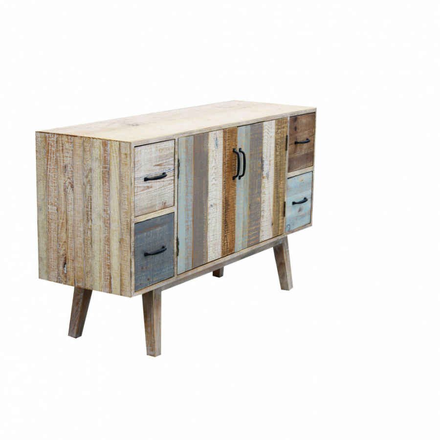 Credenza colorato in Legno cm 131x40x77 – FREDDY