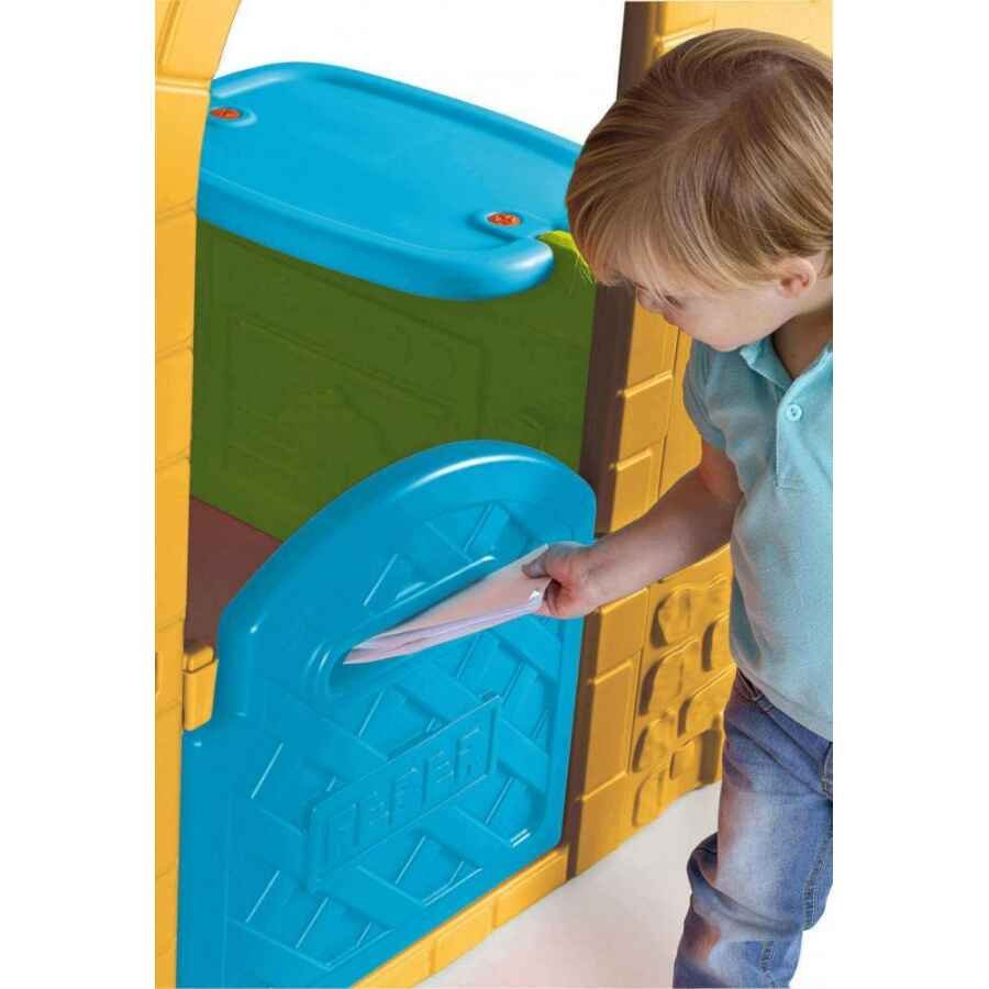 Casetta da Giardino per bambini in Plastica cm 110x206x180 – GRANDE VILLA