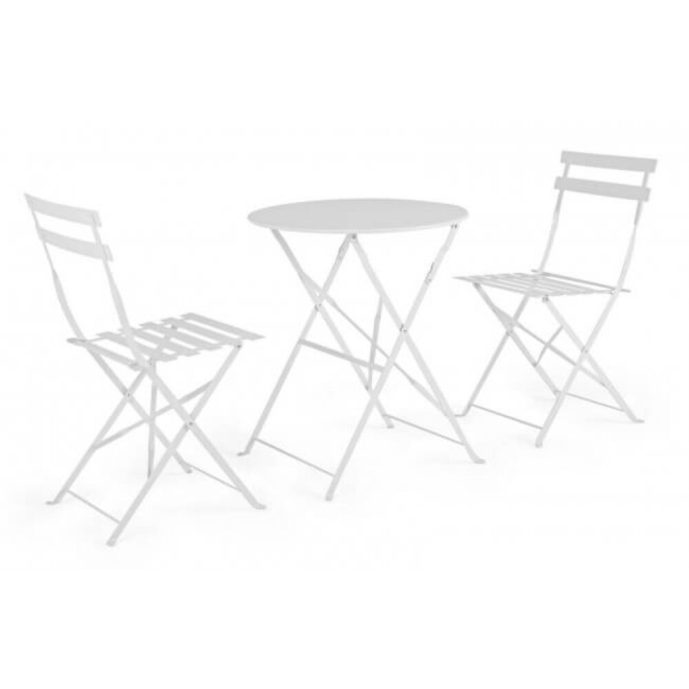 Set tavolo da terrazzo con sedie salvaspazio – WISSANT