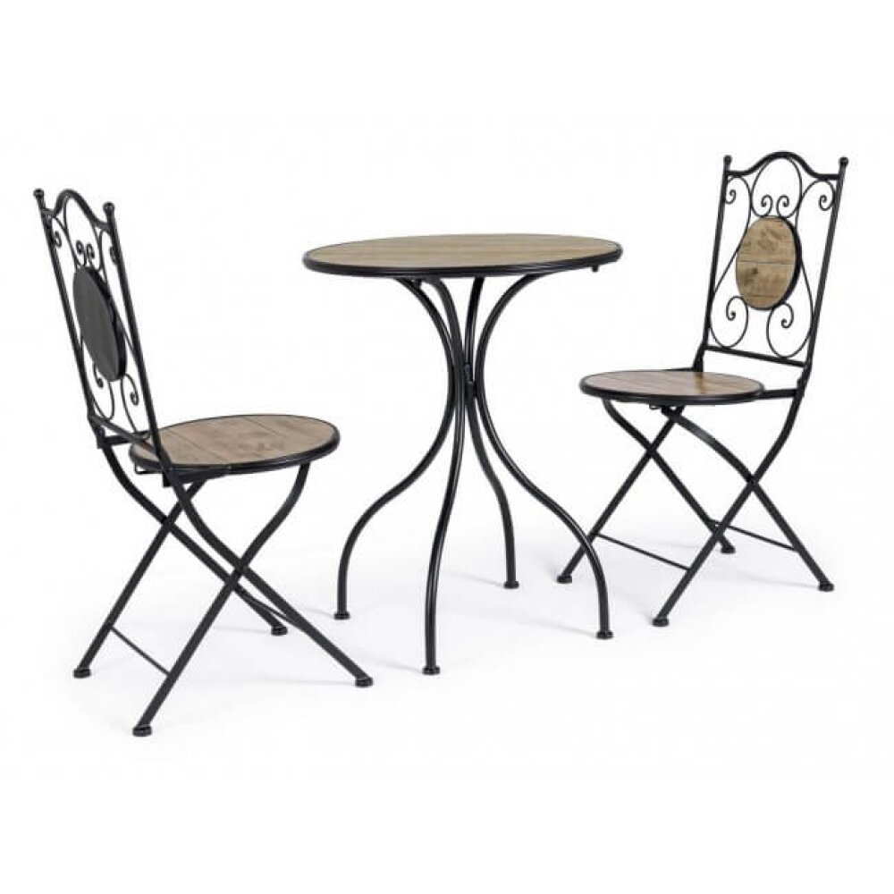 Set da terrazzo tavolo e 2 sedie – BISANZIO