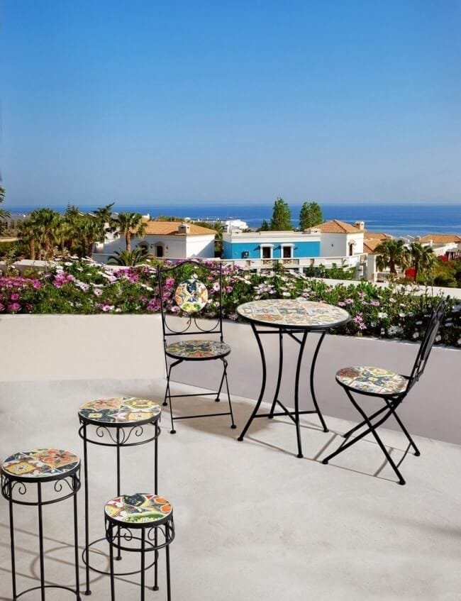 Tavolo da giardino rotondo D60 – NAXOS