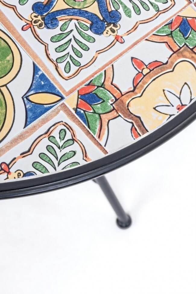 Tavolo da giardino rotondo D60 – NAXOS