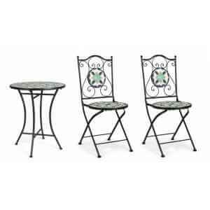 Set da terrazzo tavolo e 2 sedie – BISANZIO