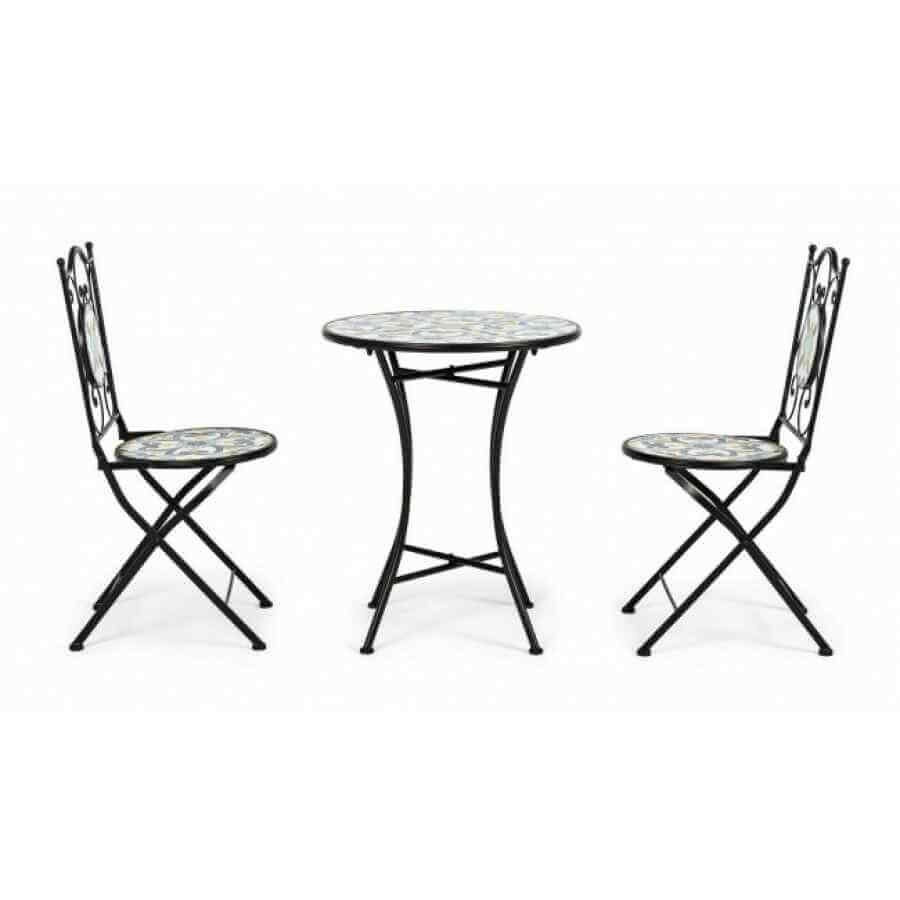 Set da terrazzo tavolo e 2 sedie – BISANZIO
