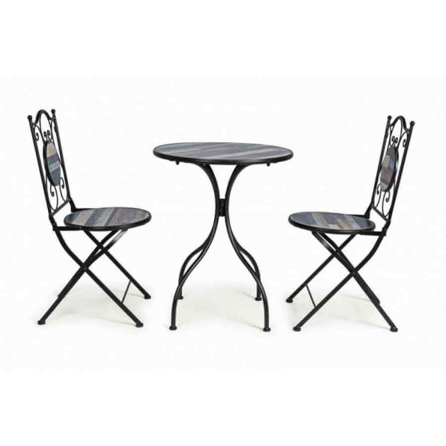 Set da terrazzo tavolo e 2 sedie – BISANZIO