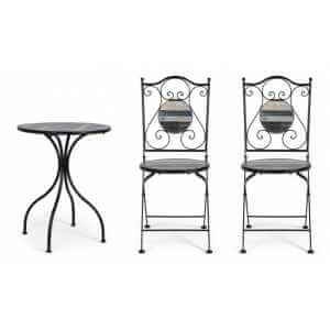 Set da terrazzo tavolo e 2 sedie – BISANZIO