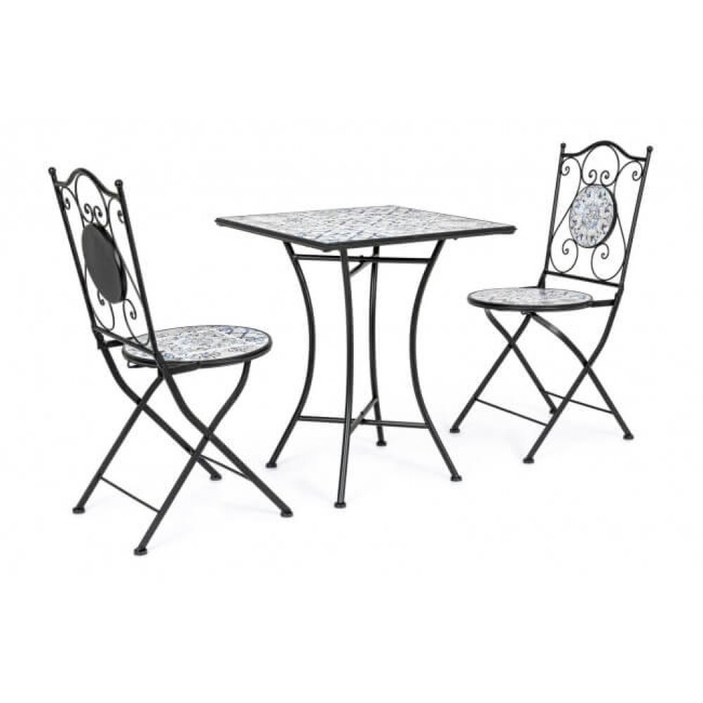 Set da terrazzo tavolo e 2 sedie – BISANZIO