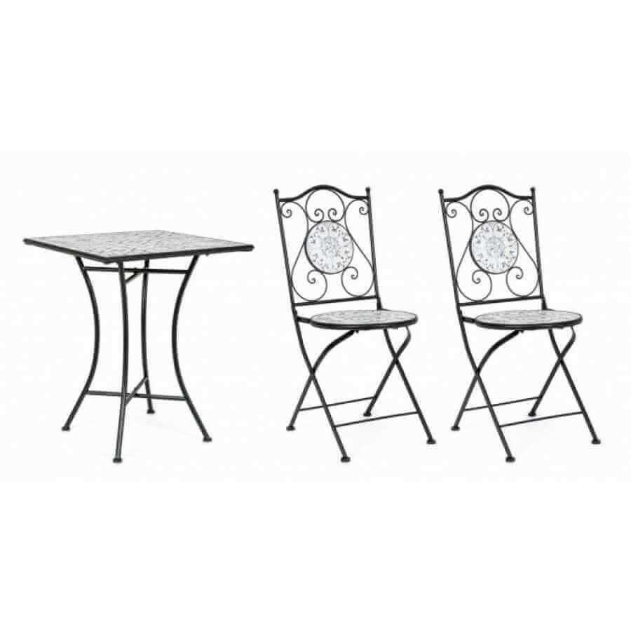 Set da terrazzo tavolo e 2 sedie – BISANZIO