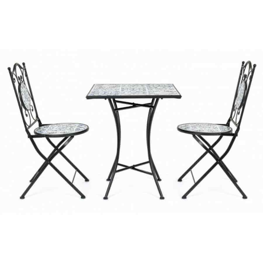 Set da terrazzo tavolo e 2 sedie – BISANZIO