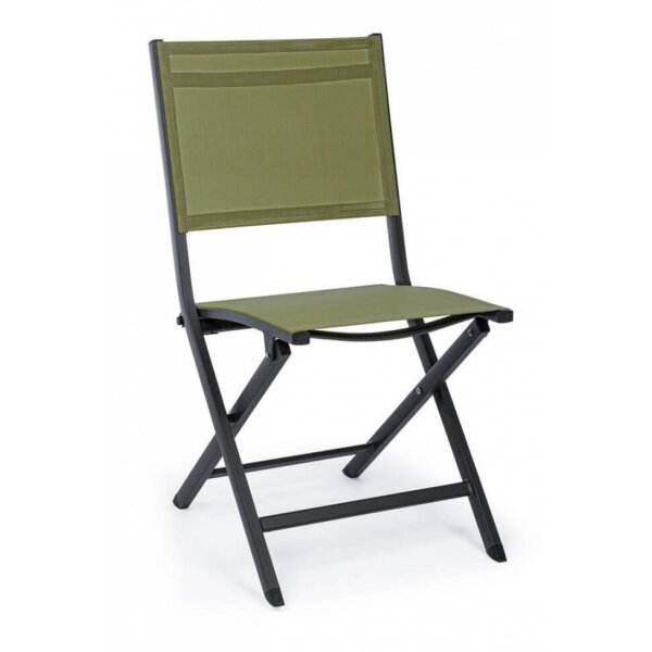 Sedia pieghevole in alluminio da giardino (4 Pezzi) – ELIN