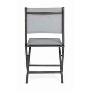 Sedia pieghevole in alluminio da giardino (4 Pezzi) – ELIN