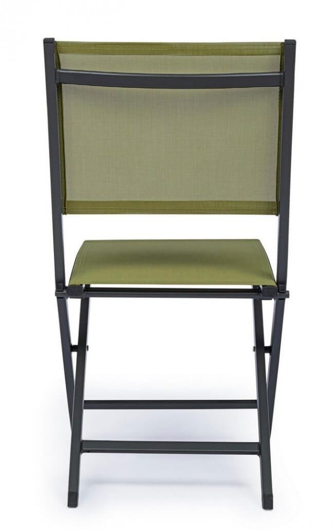 Sedia pieghevole in alluminio da giardino (4 Pezzi) – ELIN
