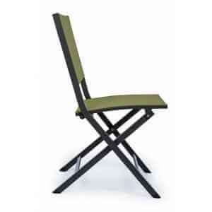 Sedia pieghevole in alluminio da giardino (4 Pezzi) – ELIN
