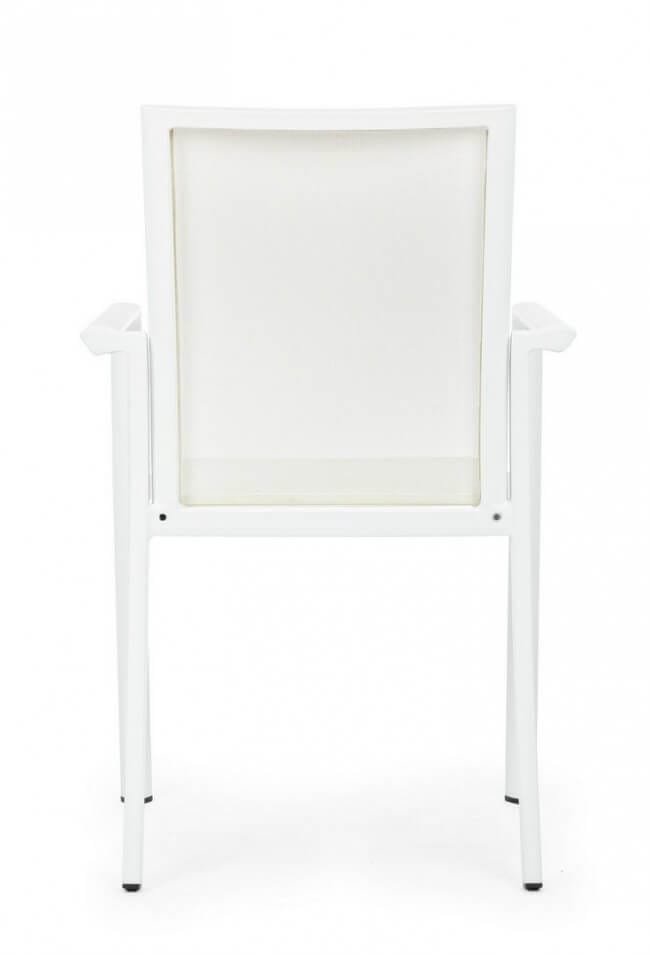 Sedia da giardino in alluminio con Braccioli (4 Pezzi) – KONNOR