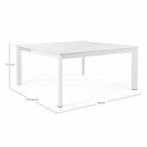 Tavolo da giardino allungabile in alluminio – KONNOR