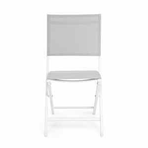 Sedia pieghevole in alluminio da giardino (4 Pezzi) – ELIN
