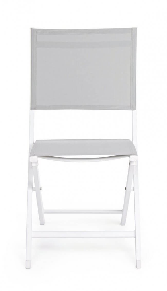 Sedia pieghevole in alluminio da giardino (4 Pezzi) – ELIN