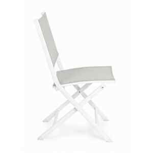 Sedia pieghevole in alluminio da giardino (4 Pezzi) – ELIN