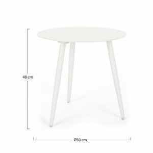Tavolino da giardino in alluminio D50 – RIDLEY