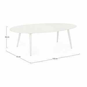 Tavolino da giardino in alluminio 120X75 – RIDLEY