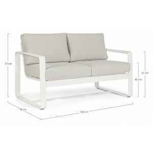 Divano da Giardino 2 posti con cuscini – MERRIGAN