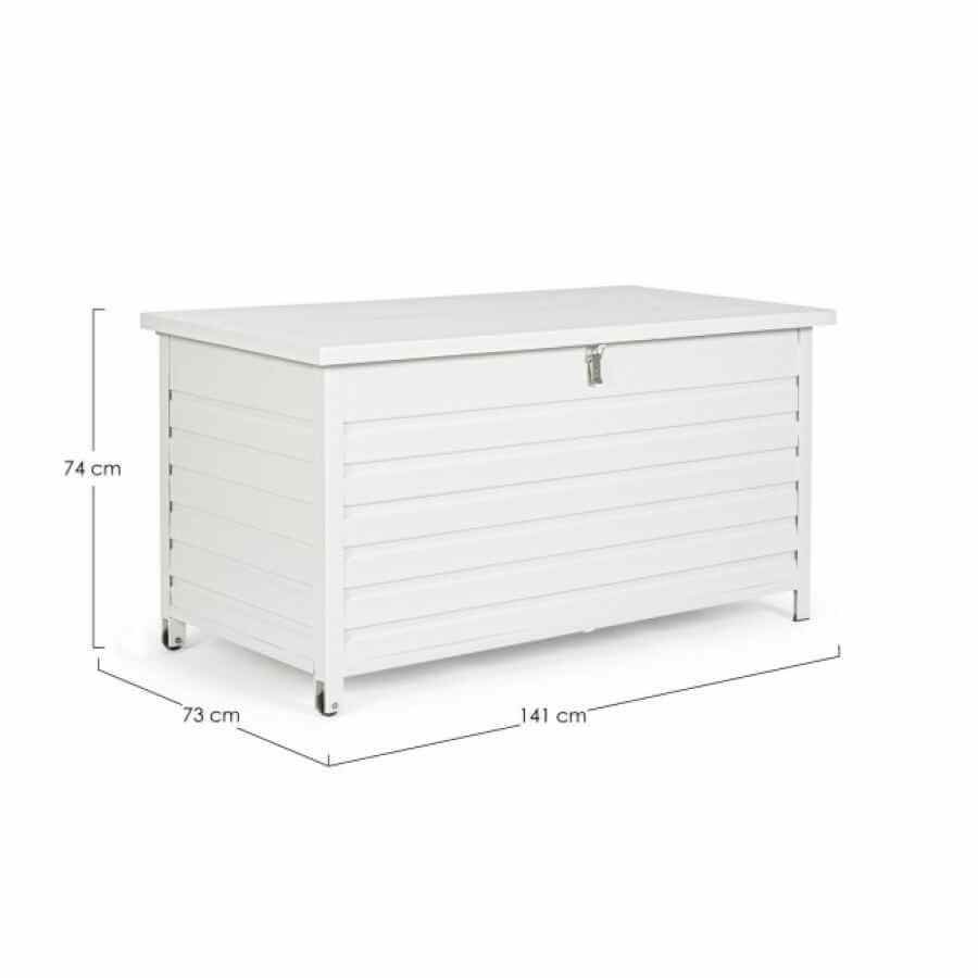 Baule porta Cuscini in alluminio con ruote – ATLANTIC