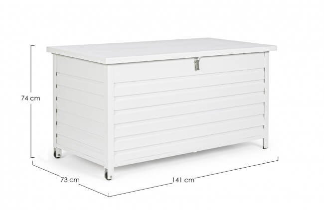 Baule porta Cuscini in alluminio con ruote – ATLANTIC