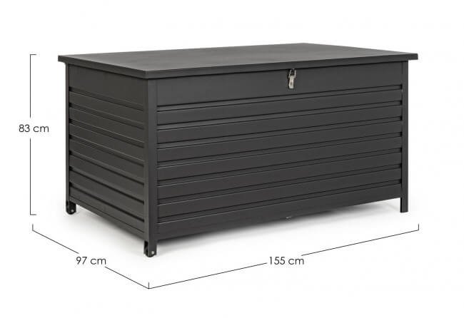 Baule porta Cuscini in alluminio con ruote – ATLANTIC