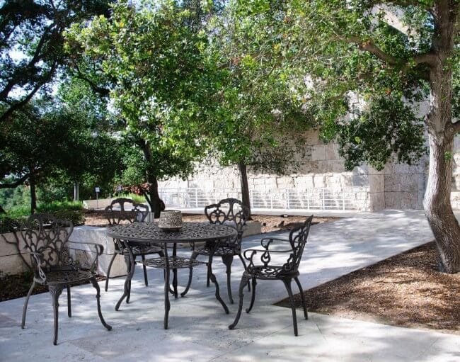 Tavolo da giardino rotondo in alluminio pressofuso – VICTORIA