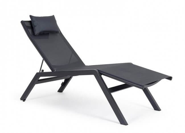 Chaise Longue da Giardino con Poggiapiedi – KRION