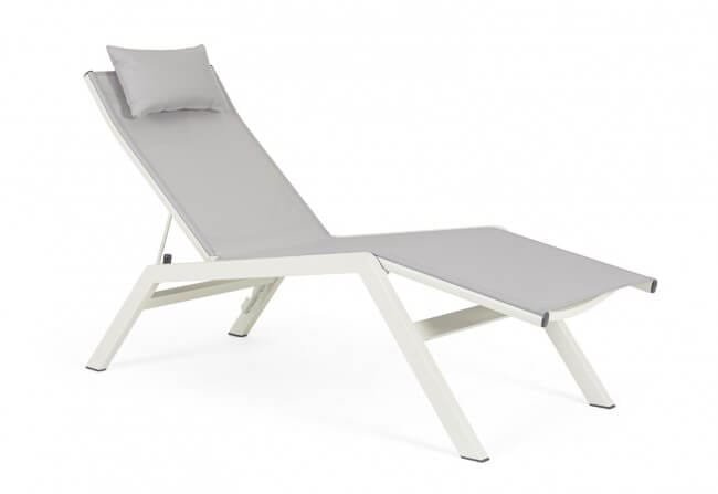 Chaise Longue da Giardino con Poggiapiedi – KRION