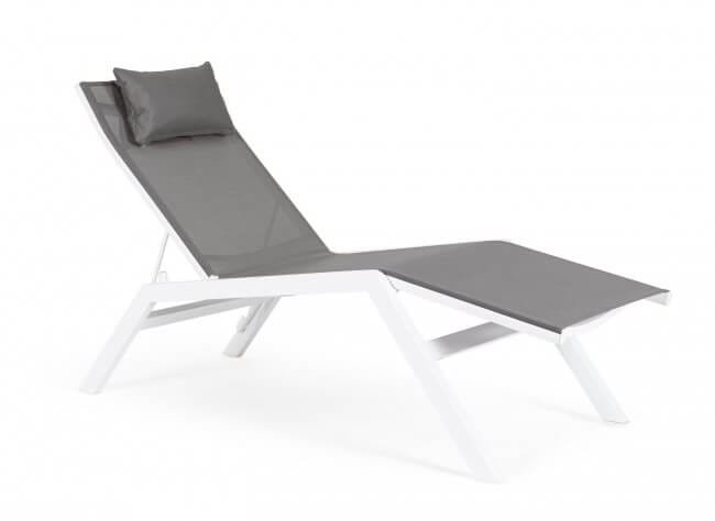 Chaise Longue da Giardino con Poggiapiedi – KRION