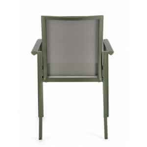 Sedia da giardino in alluminio con Braccioli (4 Pezzi) – KONNOR