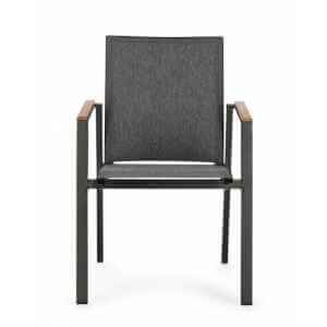 Sedia con Braccioli da Giardino in alluminio (4 Pezzi) – CAMERON