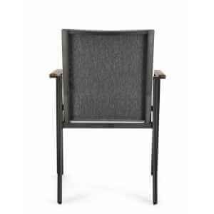 Sedia con Braccioli da Giardino in alluminio (4 Pezzi) – CAMERON